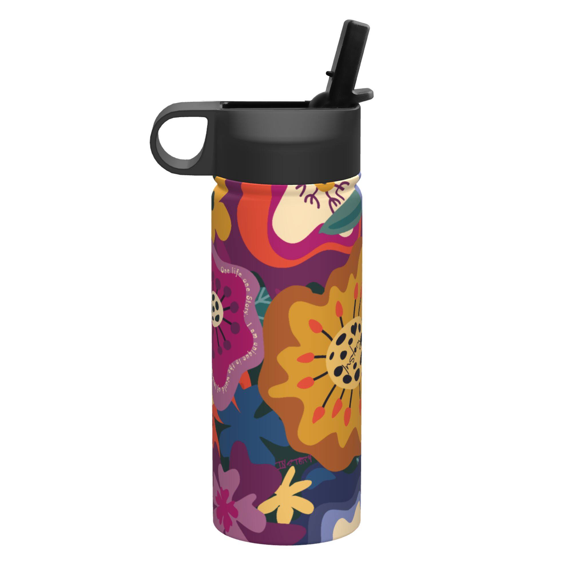 18oz Space Bottle (Straw Lid)