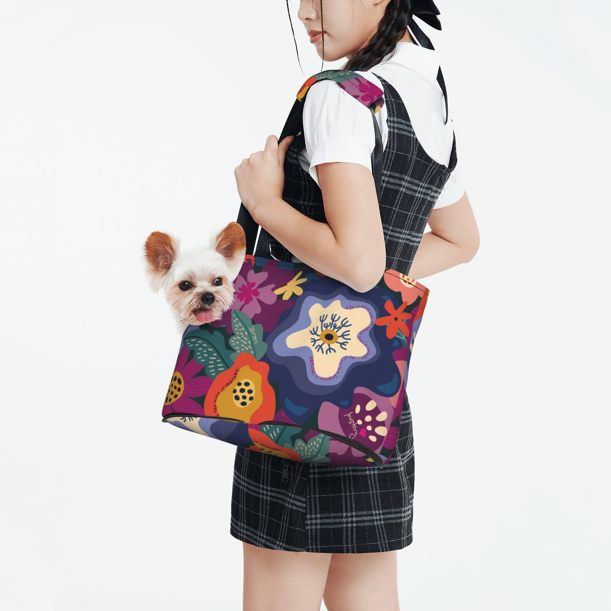 Portable Foldable Pet Shoulder Bag