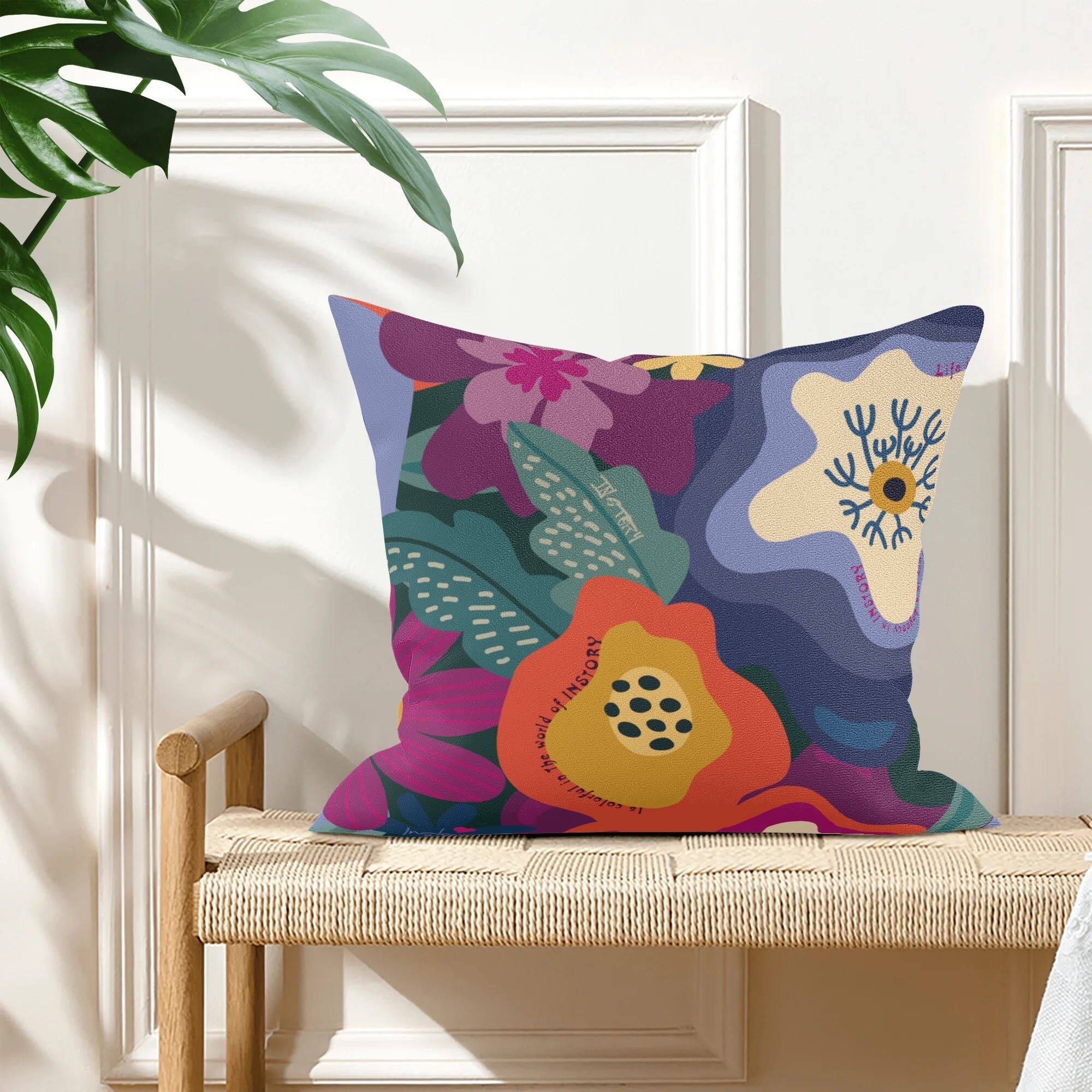 Double-Sided Plush Pillowcase (Pillow Insert Not Included)