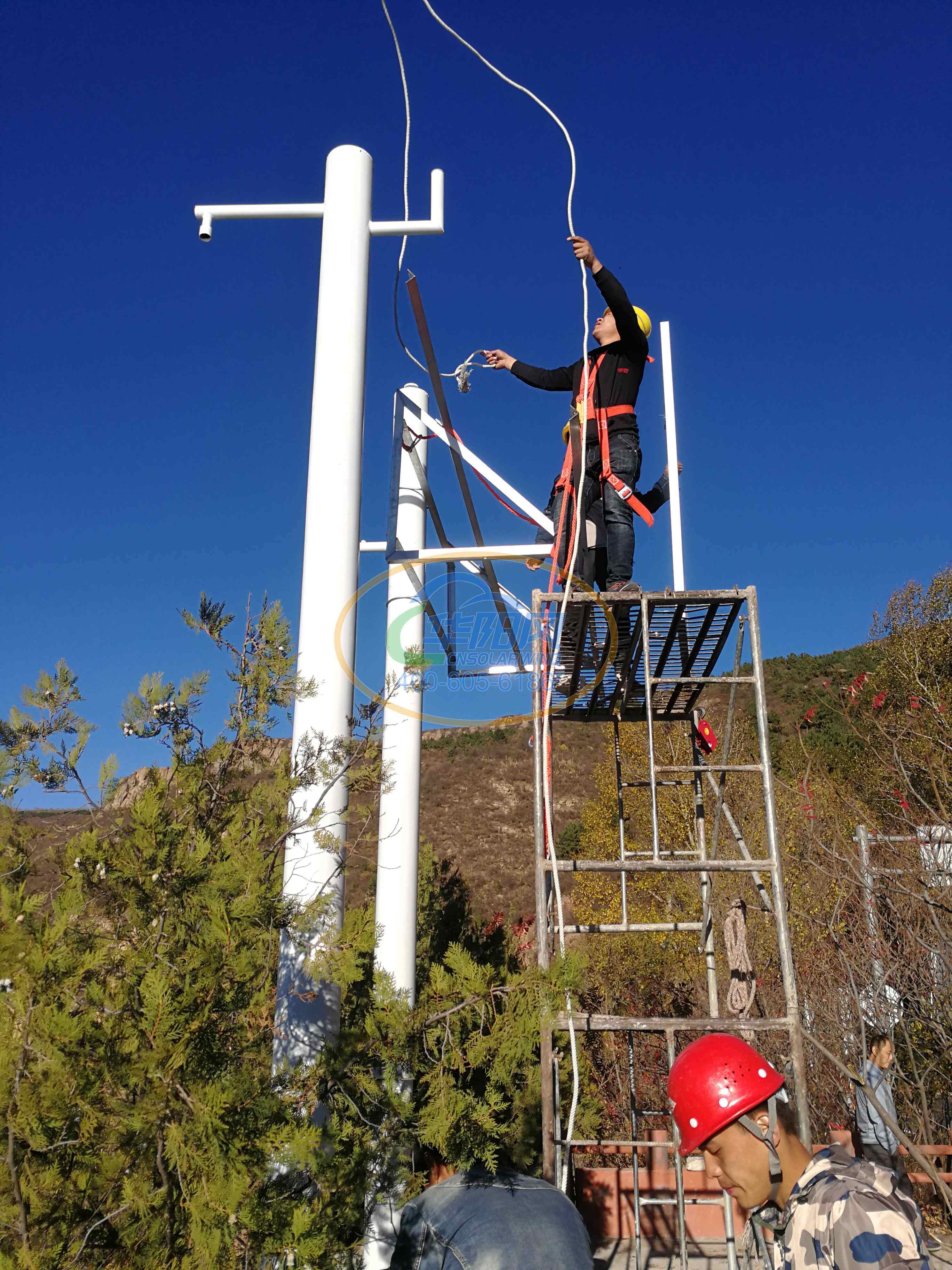 北京市延庆区白河堡水库风光互补监控系统 2