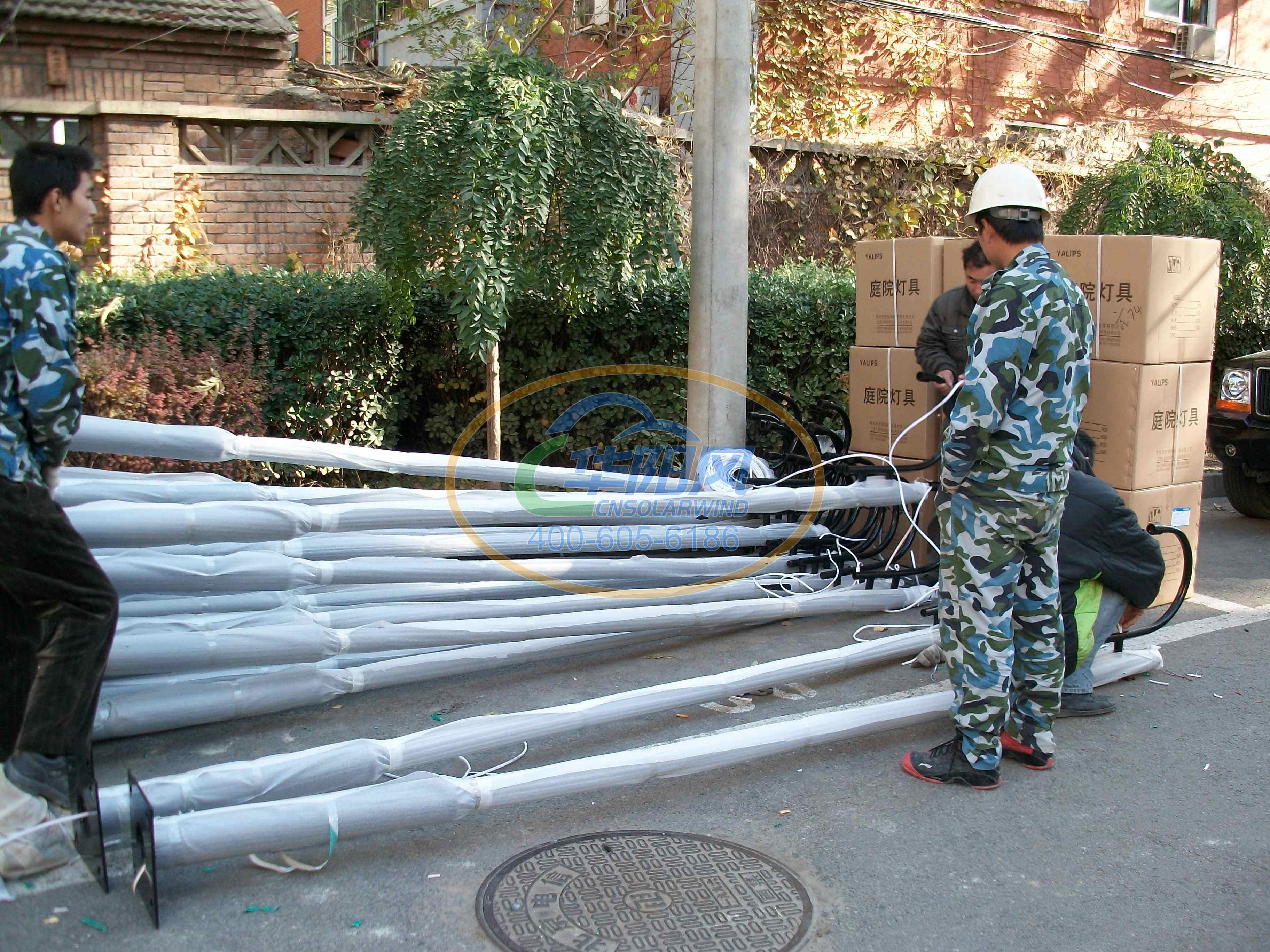 北京市海淀区翠微老旧小区改造太阳能庭院灯照明项目 3