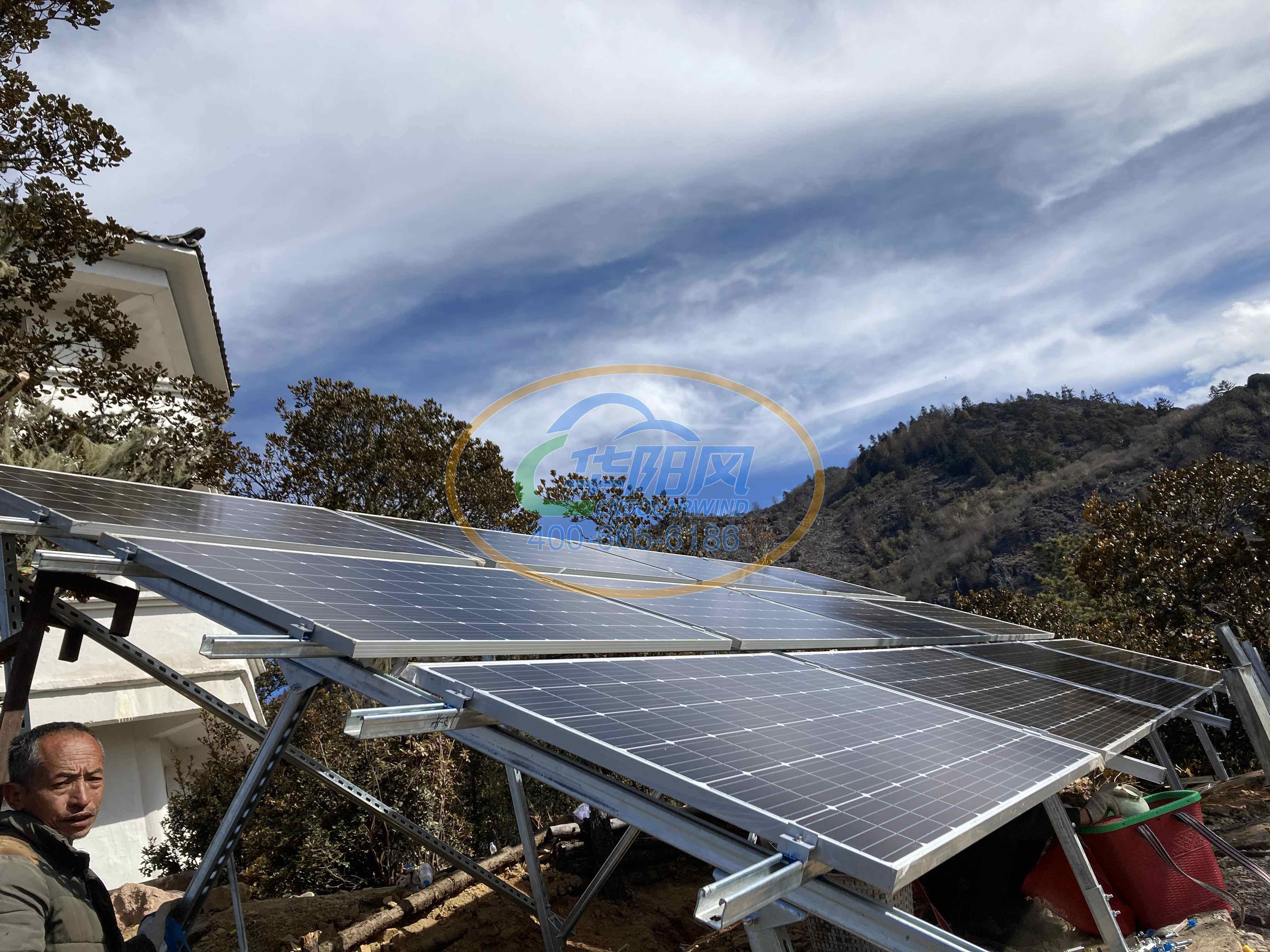 云南轿子山国家级自然保护区森林防火视频监控太阳能供电工程 2