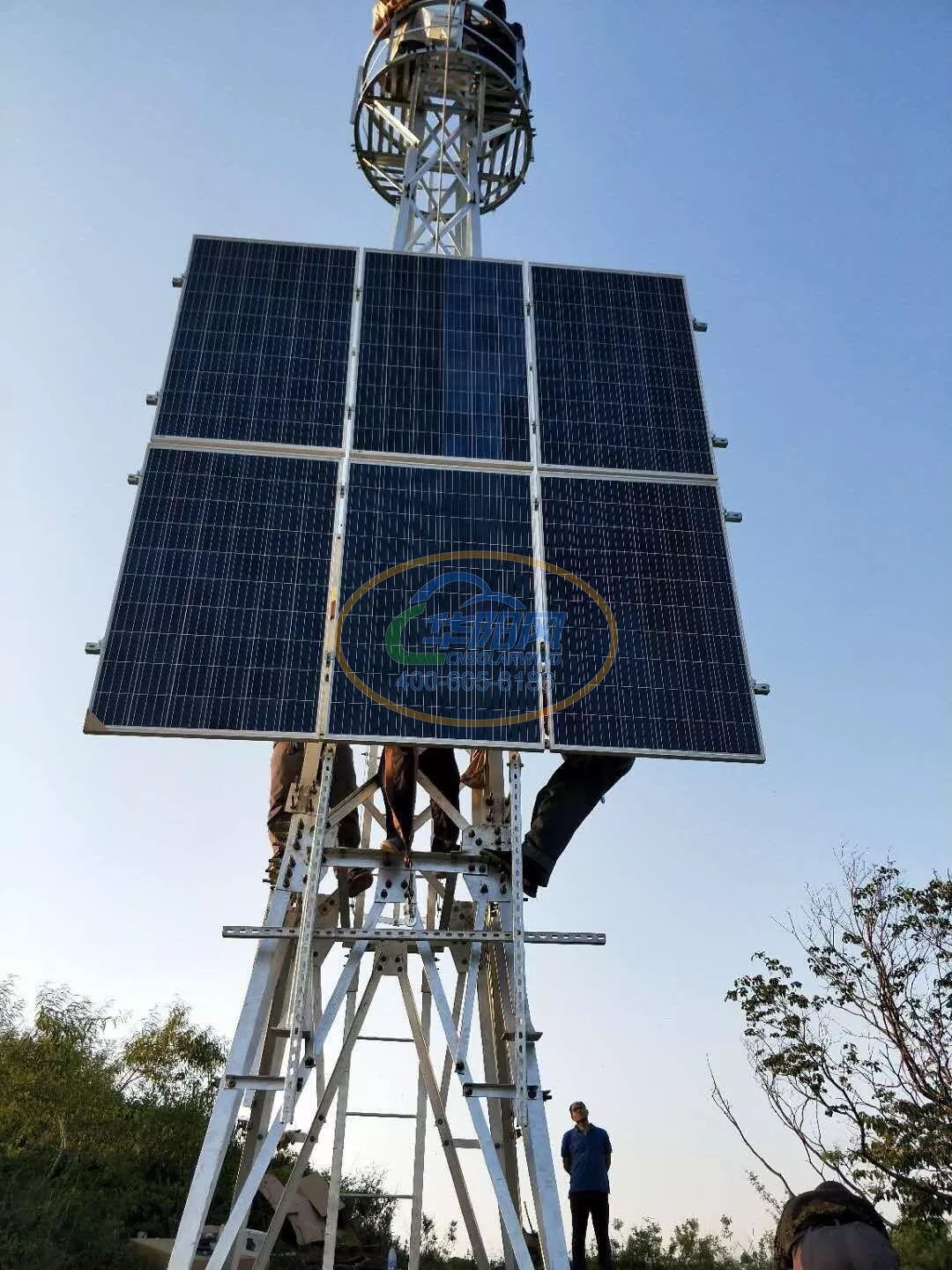 承德围场森林防火监控太阳能供电项目 6