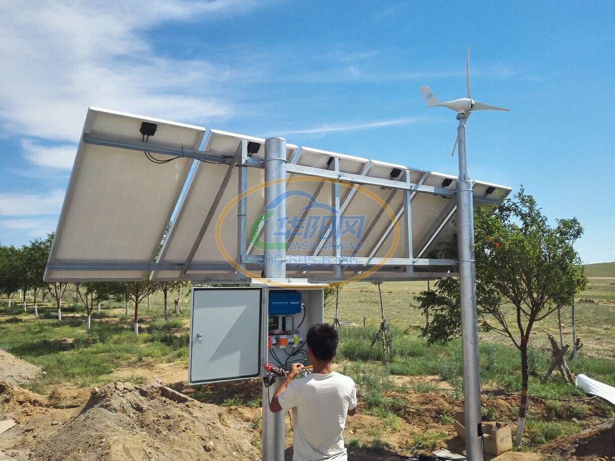 内蒙古朱日和训练基地道路卡口监控风光互补供电项目