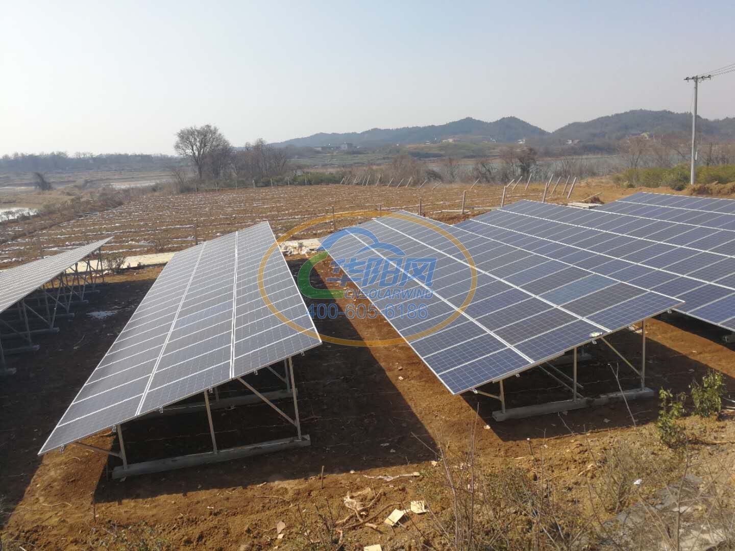 江西九江湖口县太阳能光伏发电扶贫工程