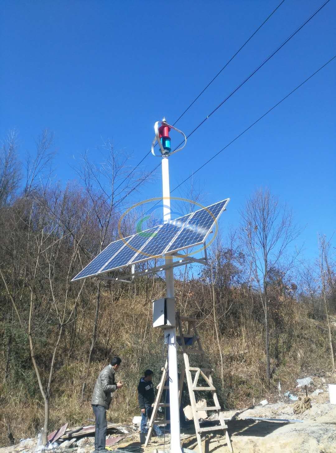 贵州六盘水梅花山滑雪场索道监控风光互补供电系统项目 5