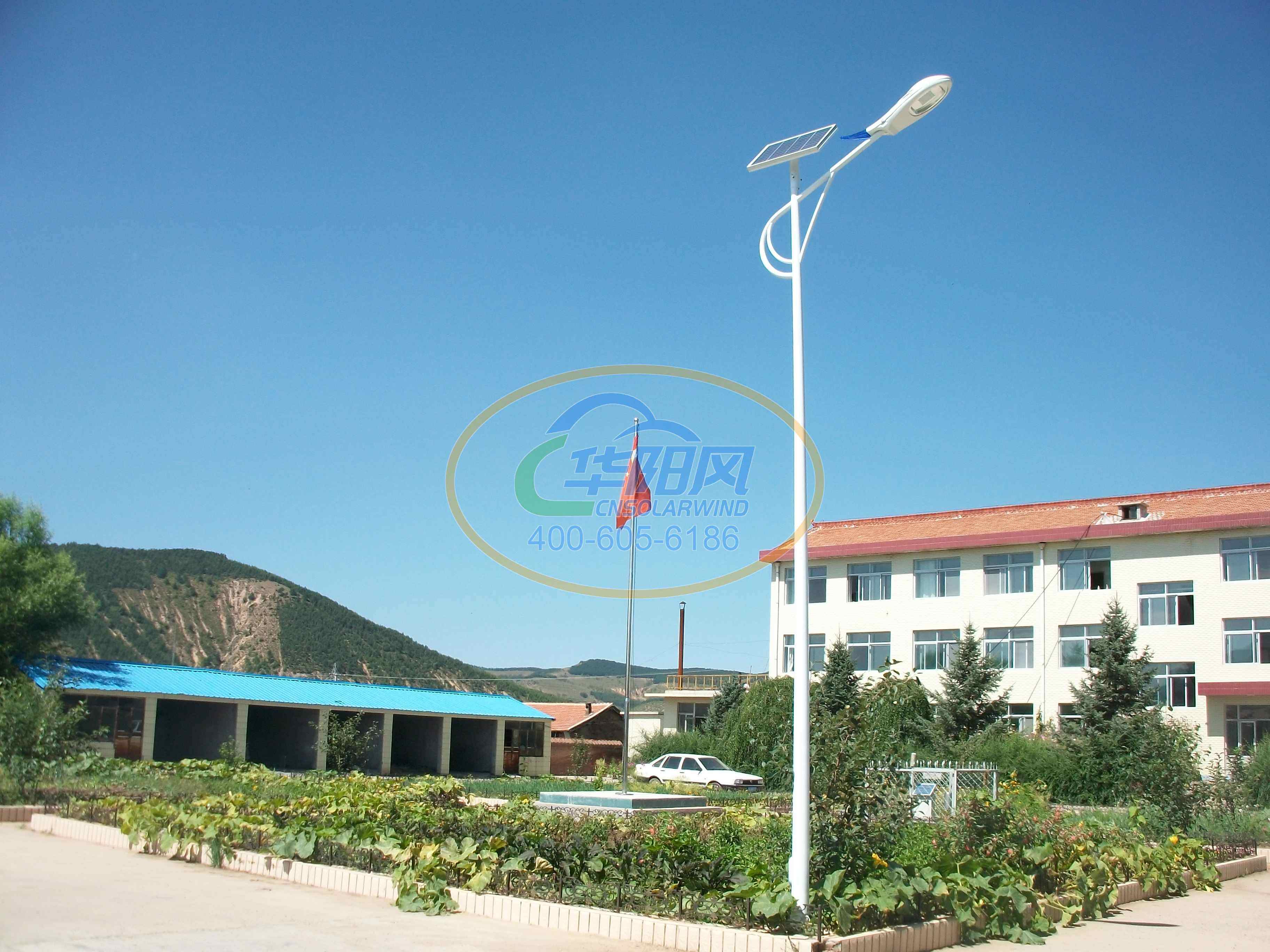 河北省承德市围场县6米太阳能路灯照明项目 4