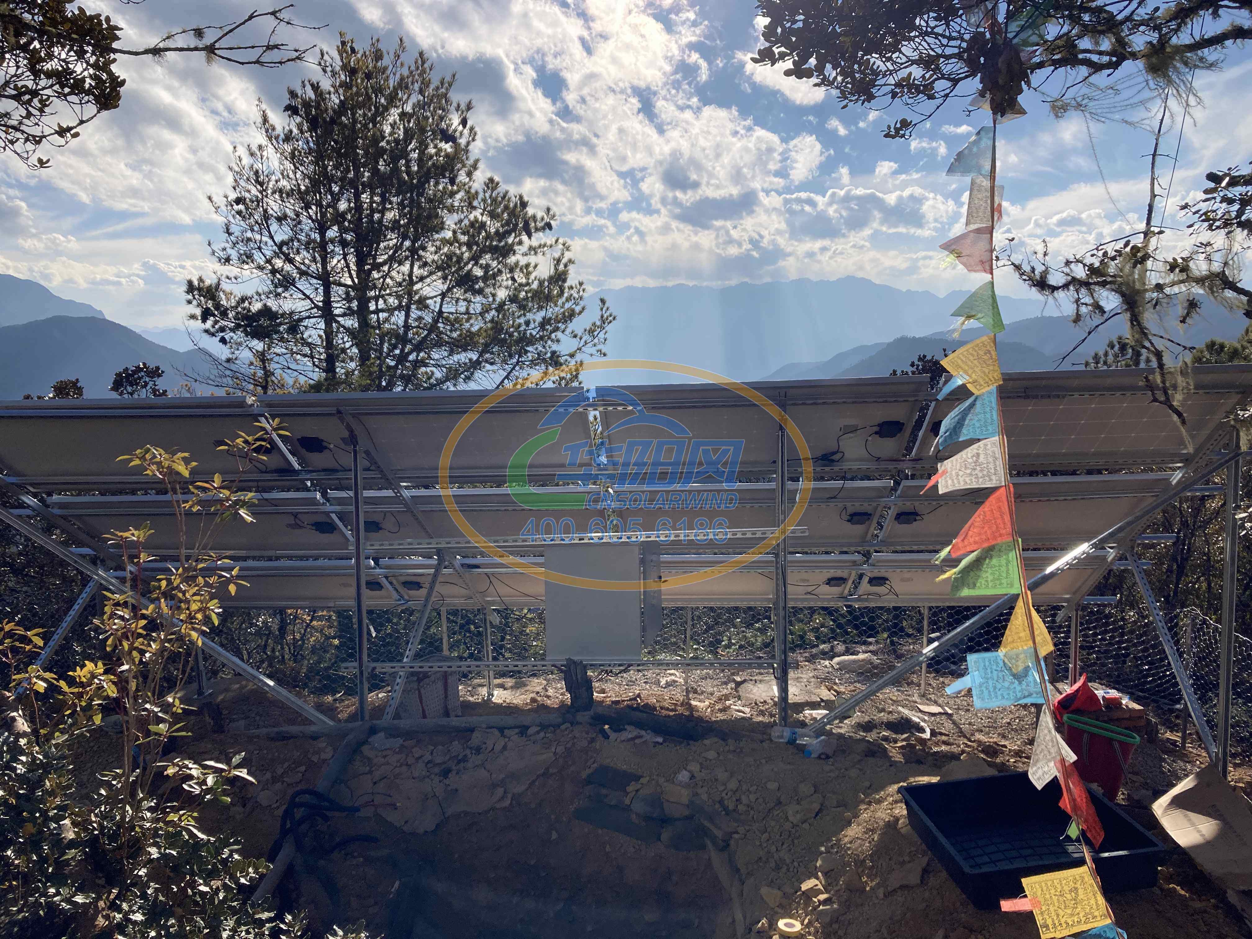 云南轿子山国家级自然保护区森林防火视频监控太阳能供电工程 3