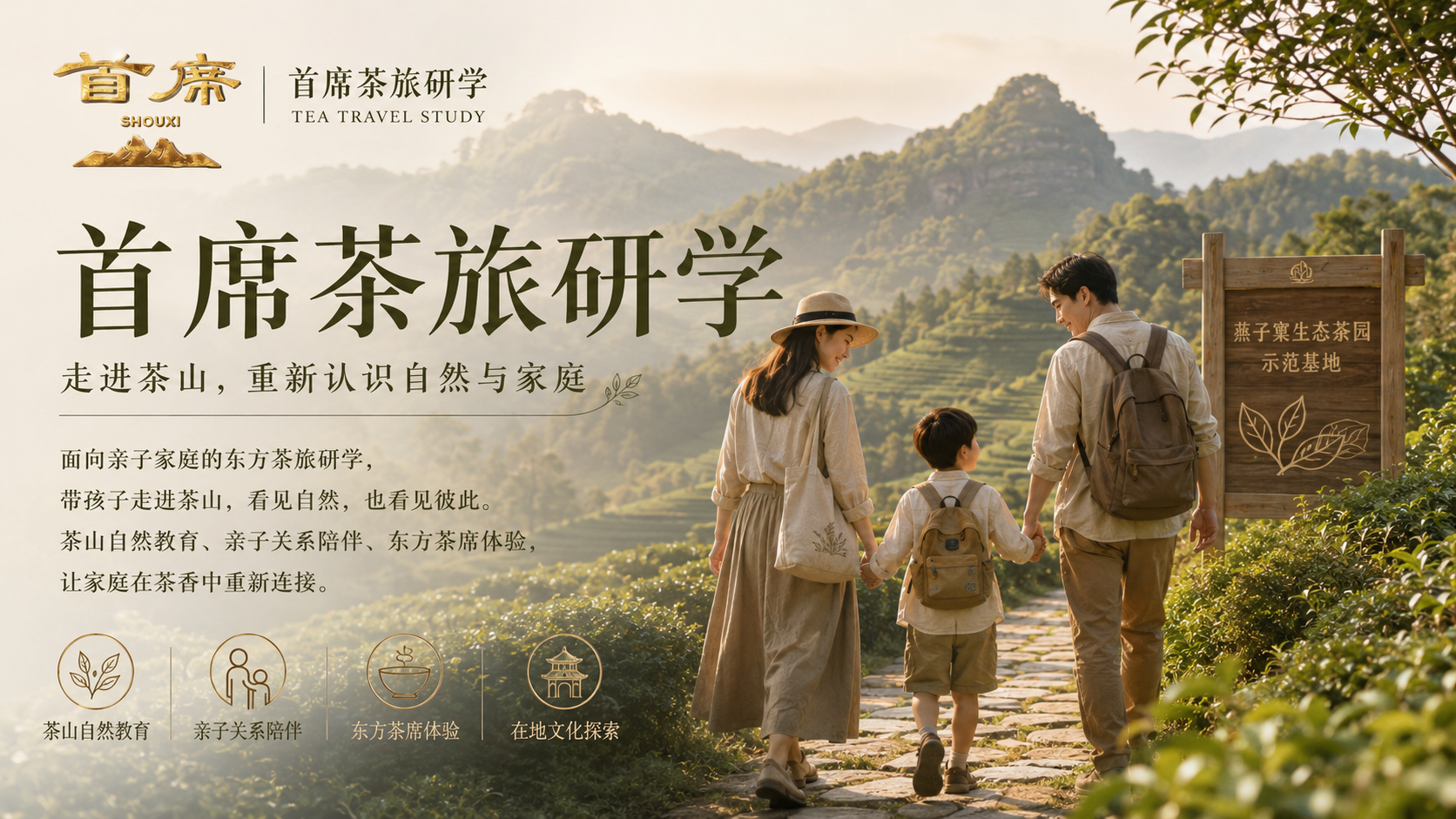 茶旅研学主视觉