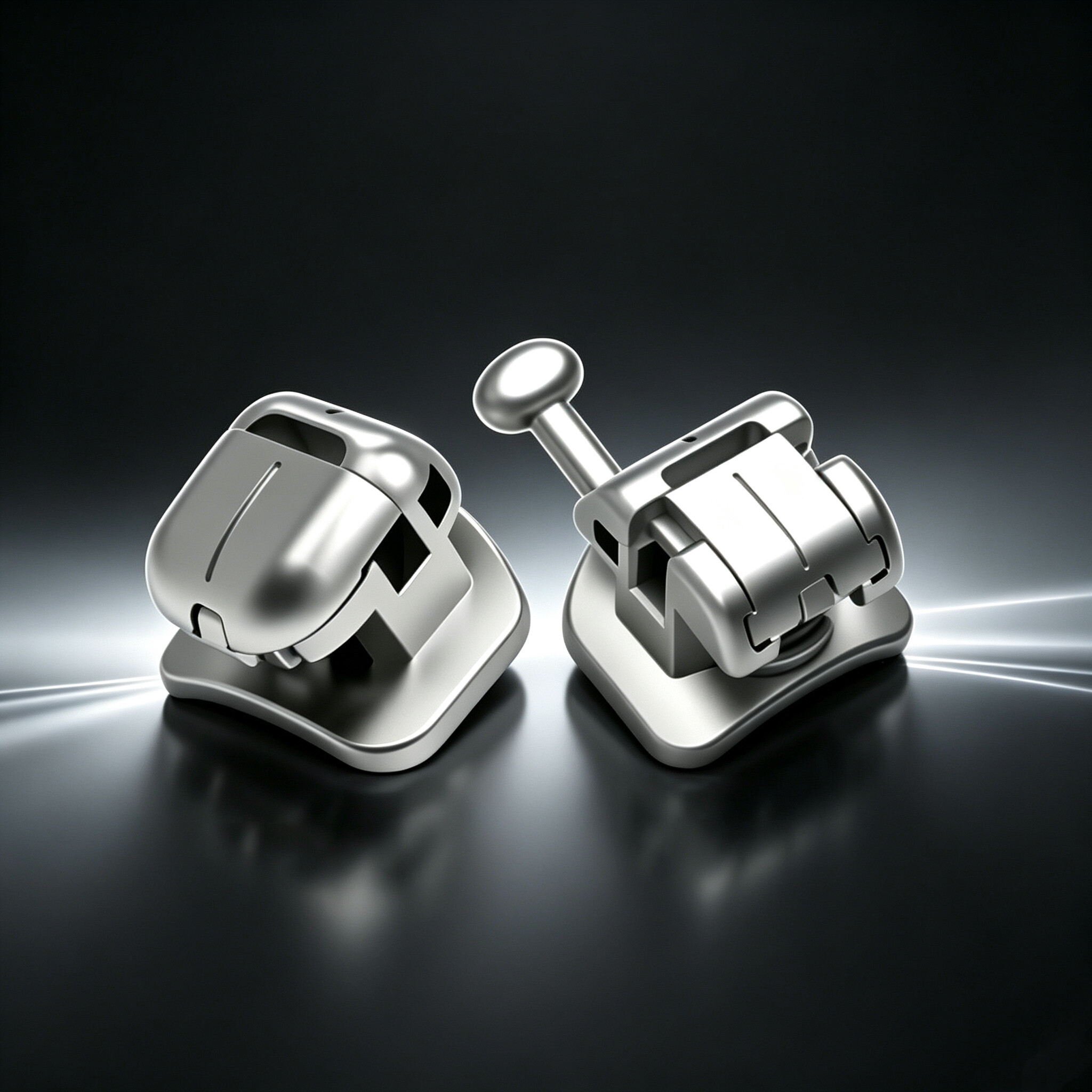 Self-ligating Brackets