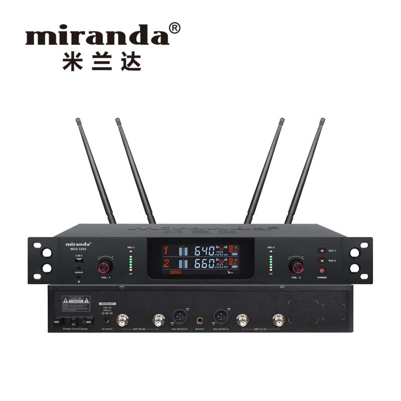 MDS-5200 真分集无线麦克风 缩略图2