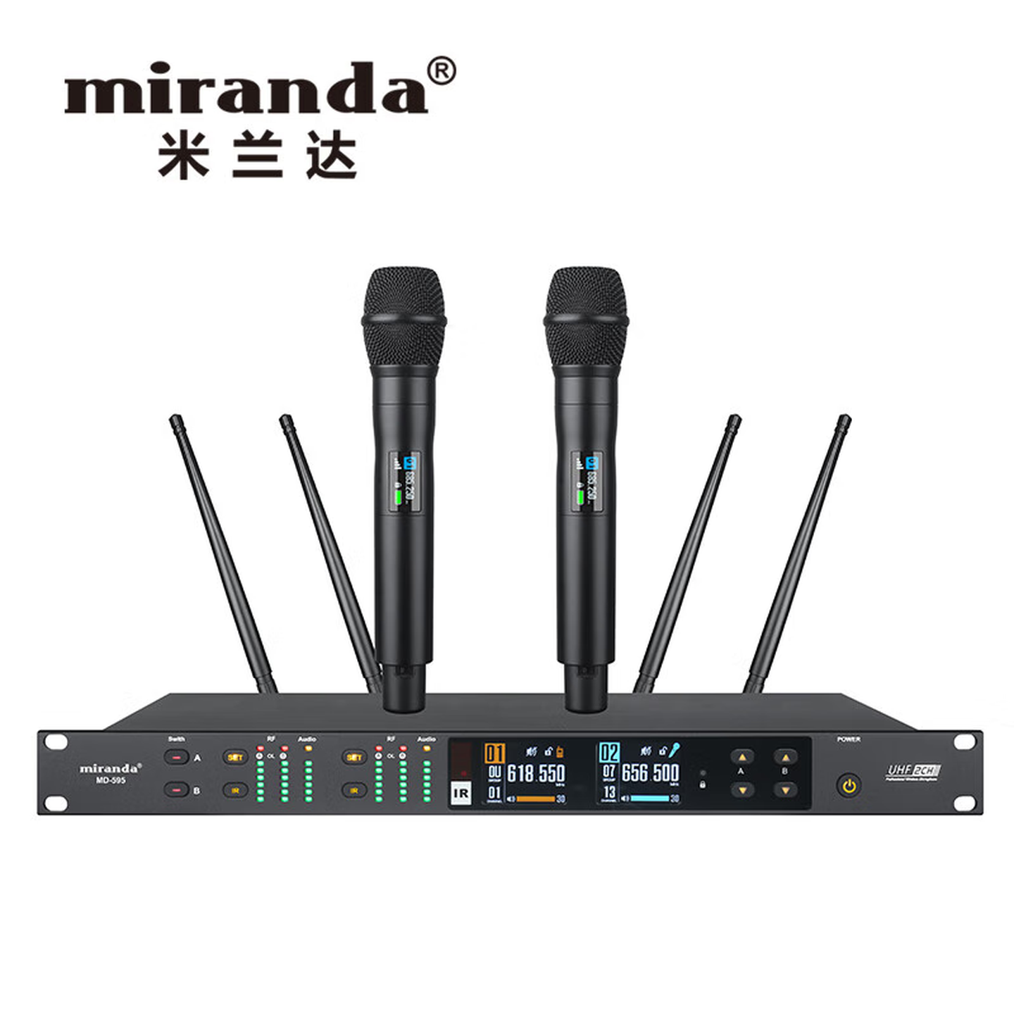 MD-595 真分集无线麦克风 缩略图3
