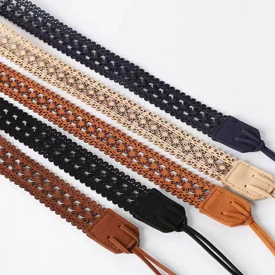Retro woven belt
