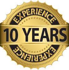10+ years experience