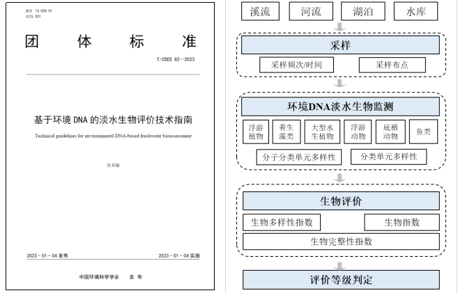 基于环境DNA的淡水生物评价技术指南流程图