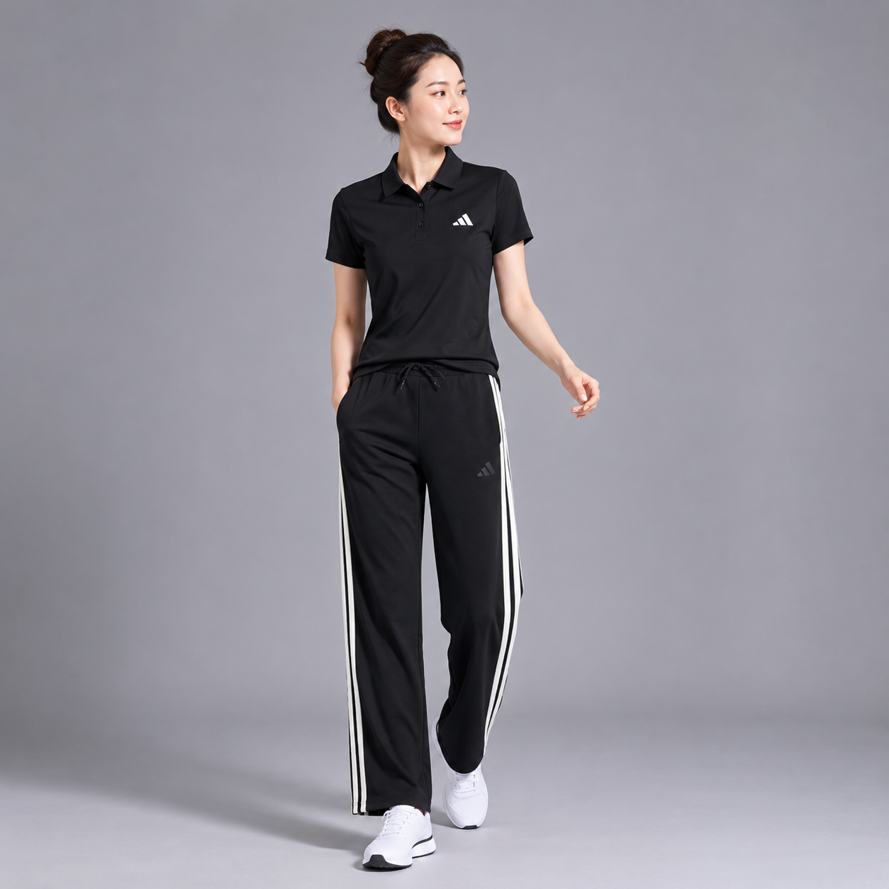 阿迪达斯 女款运动长裤