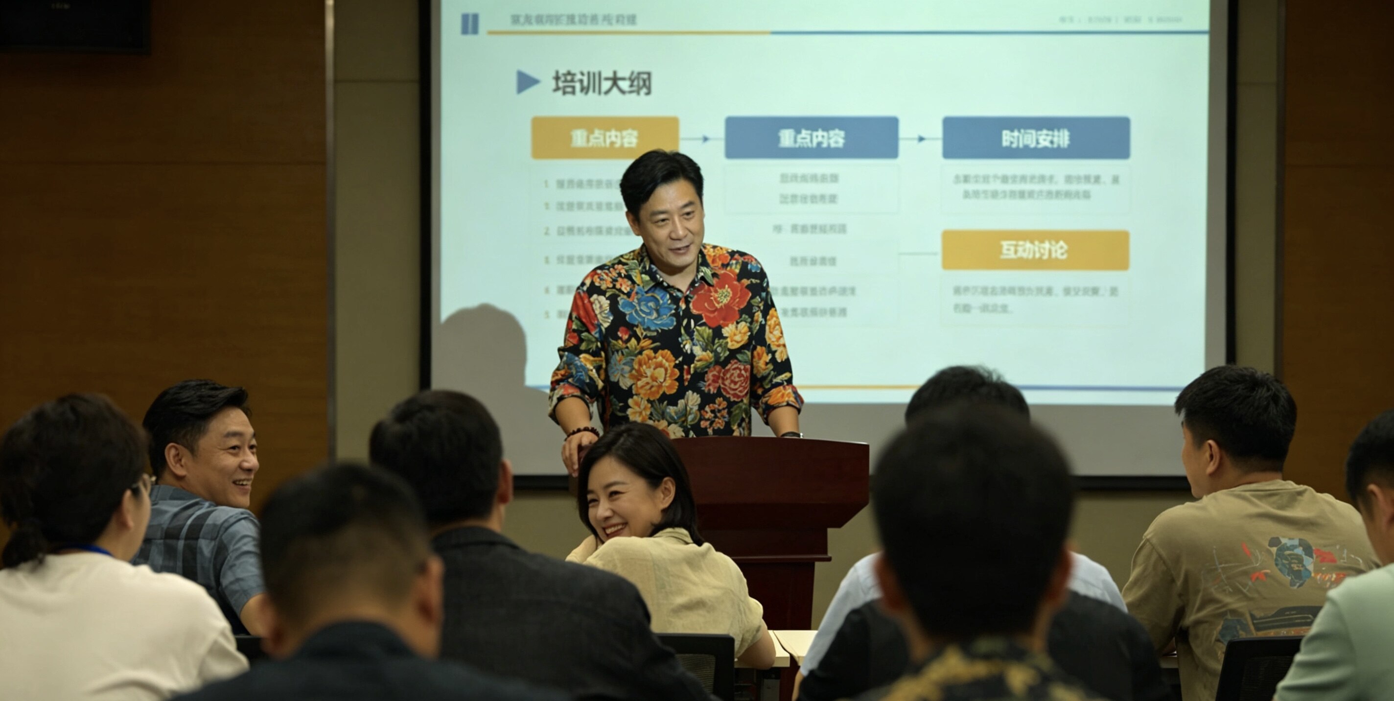 企业讲师为什么不建议穿太花？