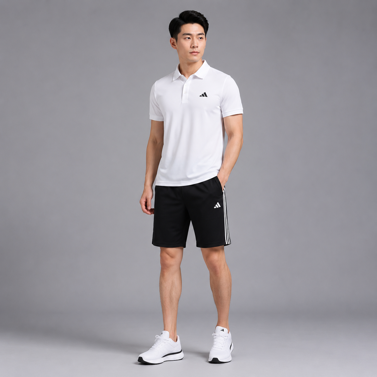 阿迪达斯 男款高尔夫POLO衫