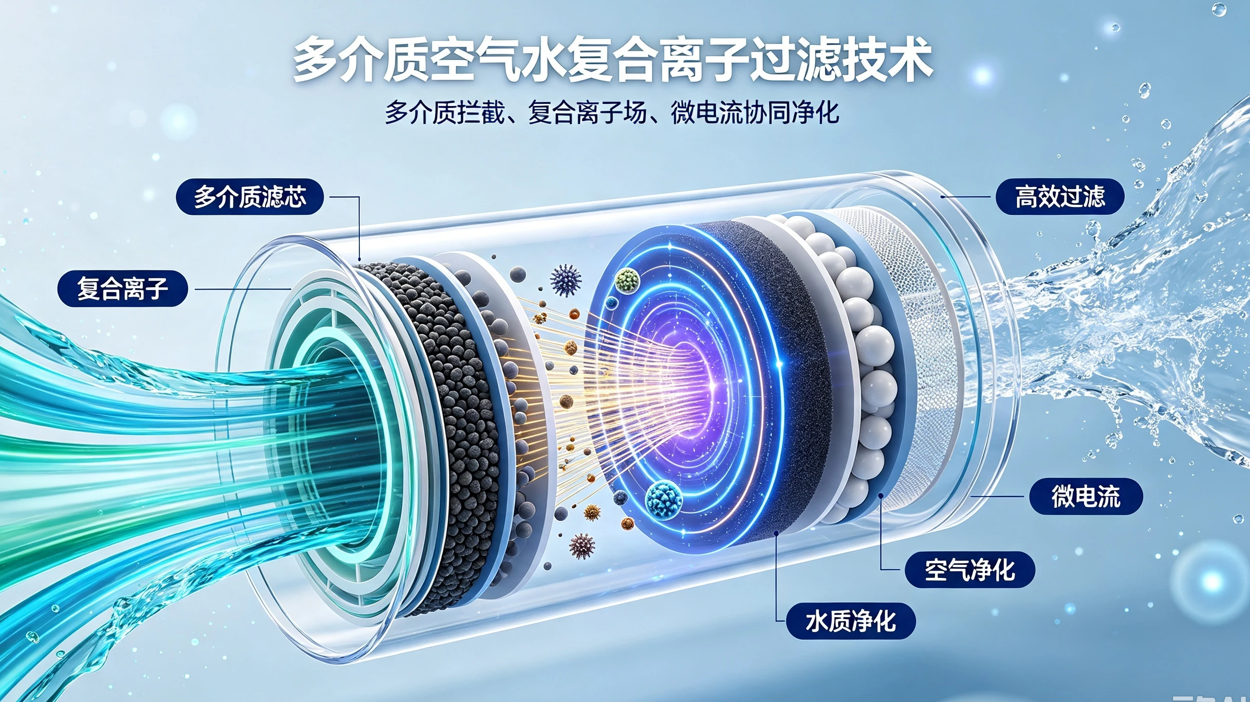 Multi-Media Air and Water Purification Filtration Technology