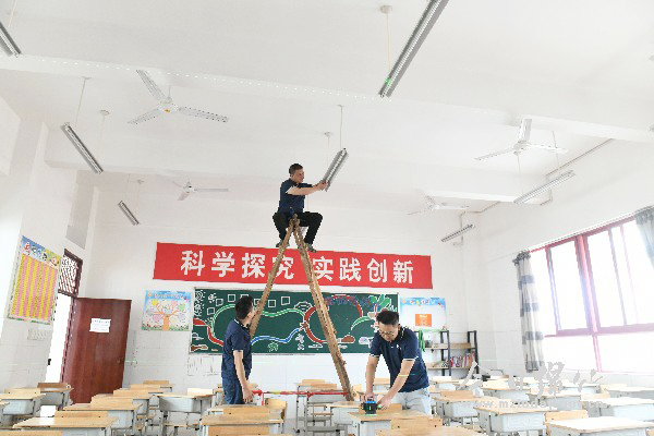兰溪第一中学照明节能改造 3