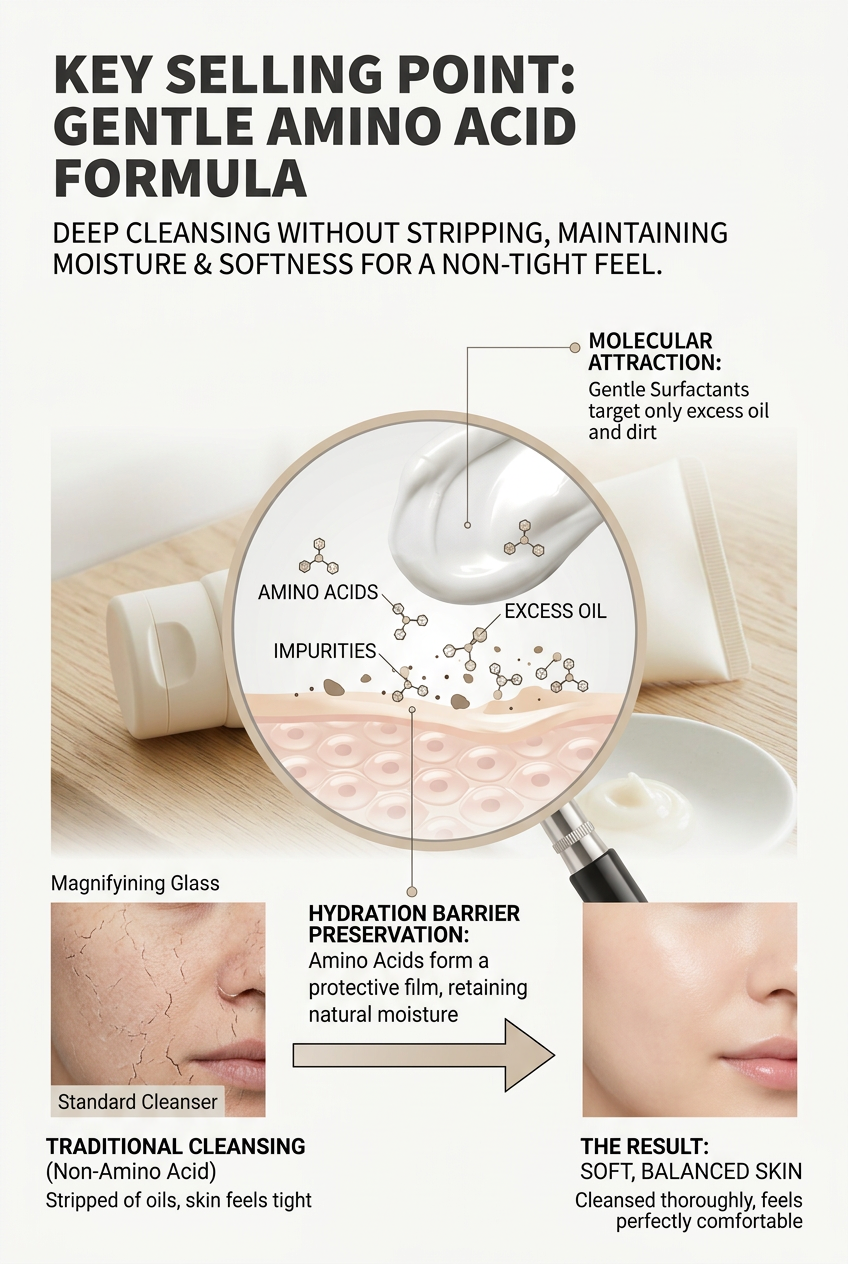 Amino Acid Facial Cleanser detail 3