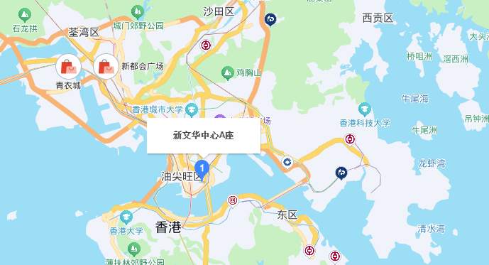 香港尖沙咀商業區