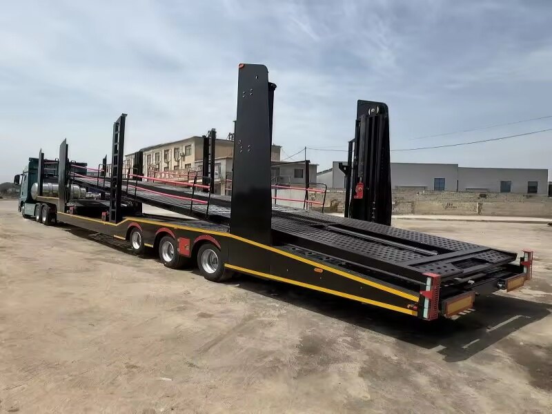 Hydraulic Lifting Deck Car Transport Semi Trailer for Fleet Logistics