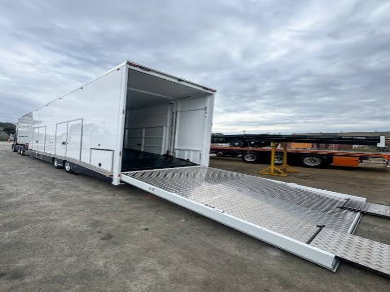 100 Ton Heavy Equipment Transporter Lowboy Semi Trailer
