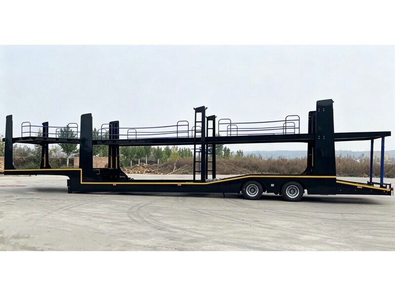 Double Axle Heavy Duty Car Hauler Trailer for Commercial SUV and Van view 1