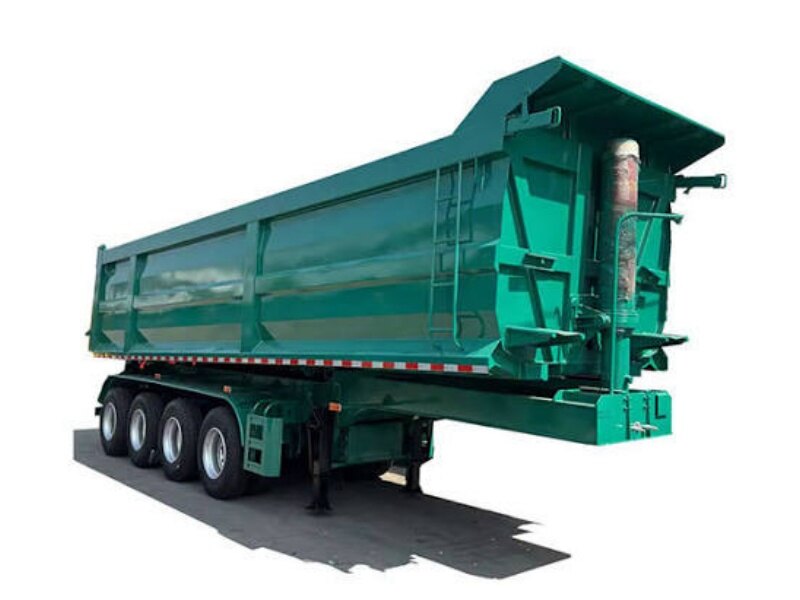 HARDOX High Strength Steel Tipper Trailer for Mining Rocks