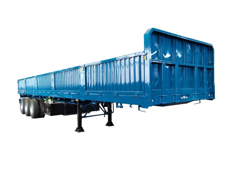 3 Axle 60 Ton Side Wall Semi Trailer for General Cargo