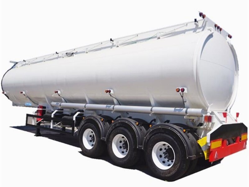 3 Axle 45000 Liters Fuel Tanker Semi Trailer for Gasoline and Diesel