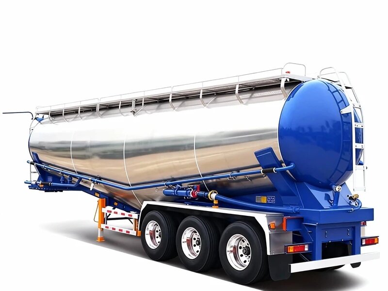 Lightweight Aluminum Bulk Cement Tanker Trailer for High Efficiency