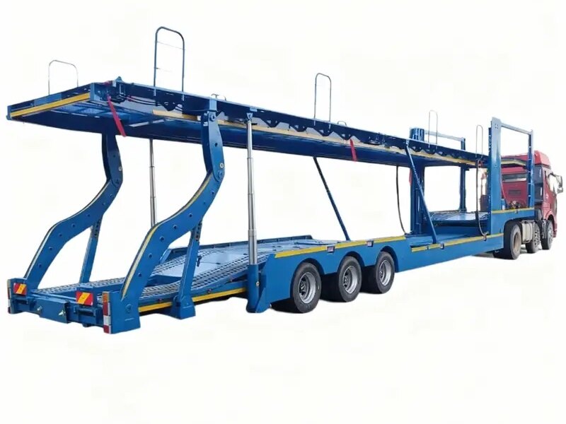 Extendable Car Transport Semi Trailer for Commercial Trucks and Buses