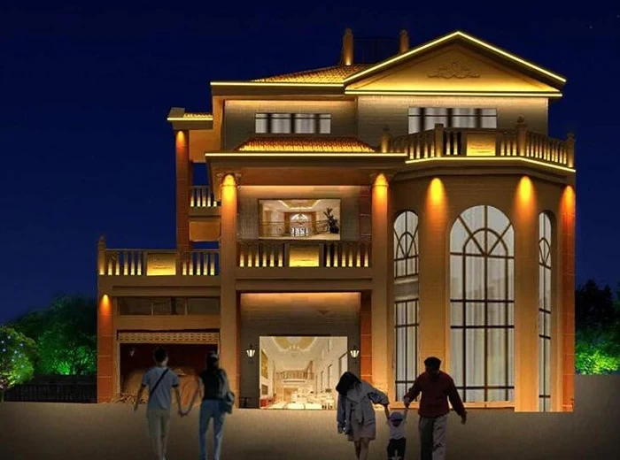 Shanghai Sheshan European Classical Villa Lighting Project