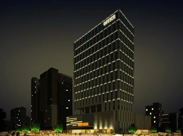 Chongqing Raffles City – Office Building Lighting Project Case Study: Real-World Photos