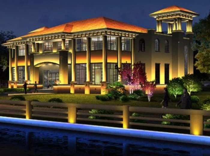 Pool Lighting for Mediterranean-Style Villa in Sanya, Hainan
