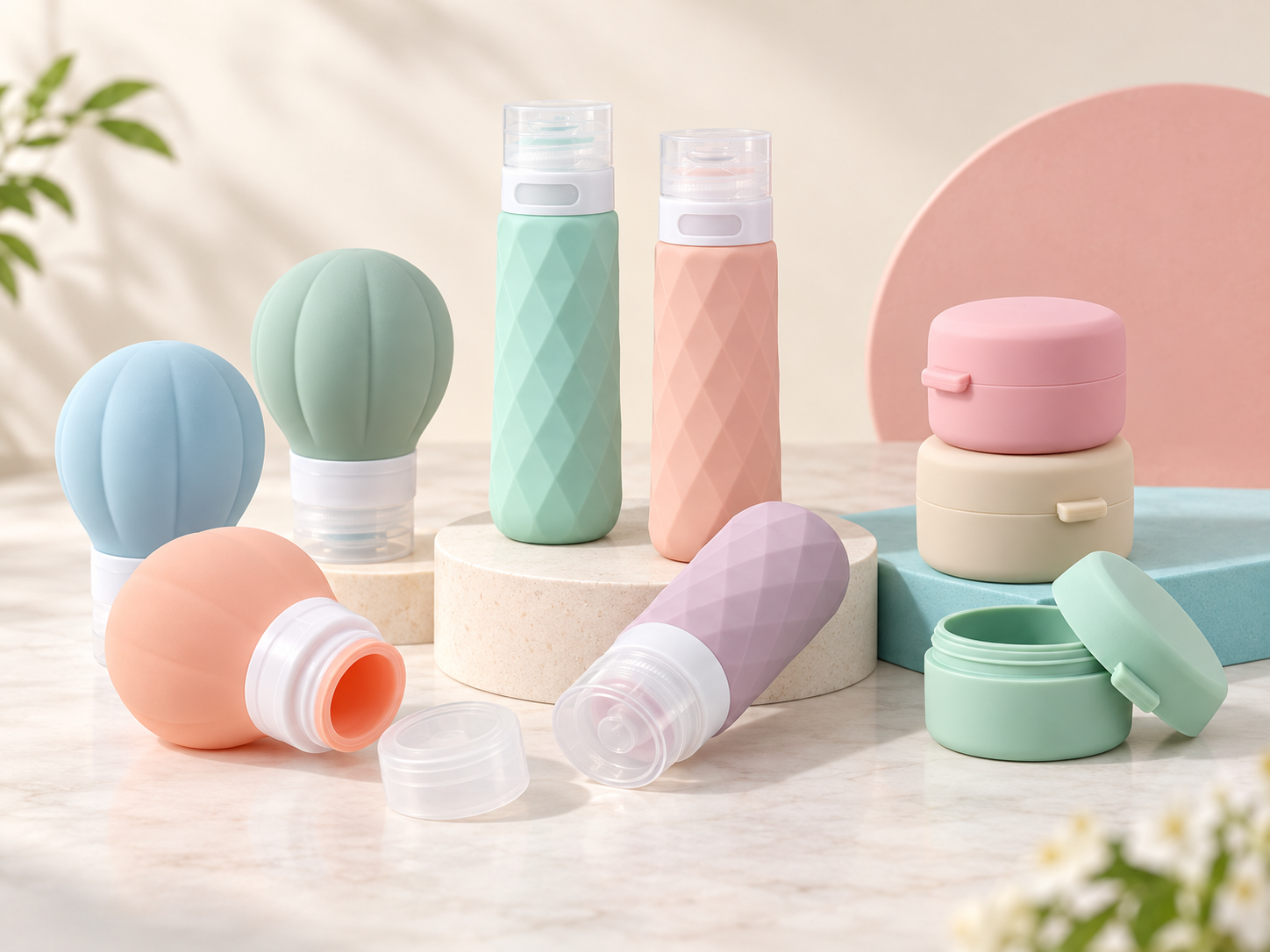 Silicone Storage Bottles & Containers