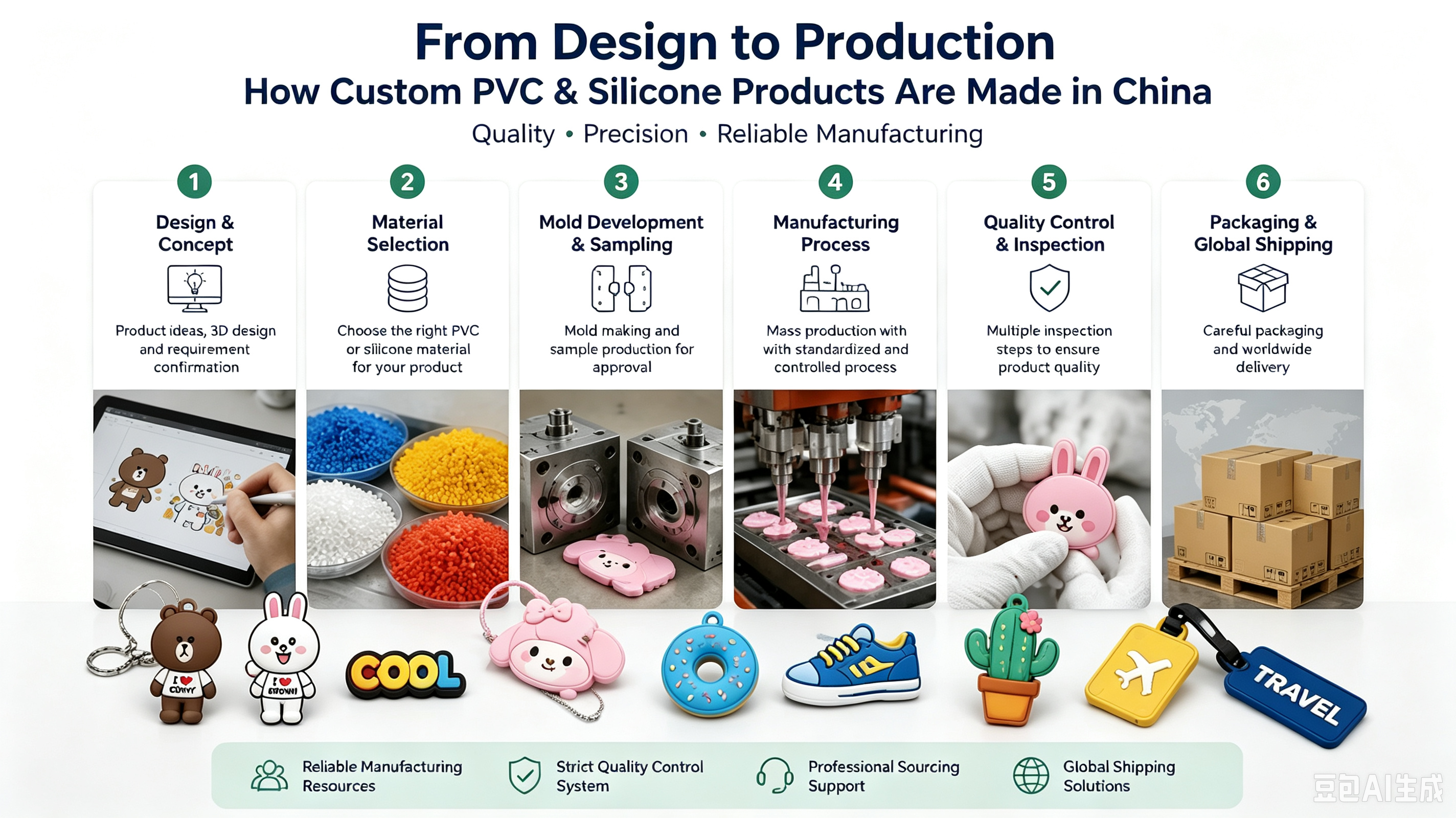 From Design to Production: How Custom PVC & Silicone Products Are Made in China