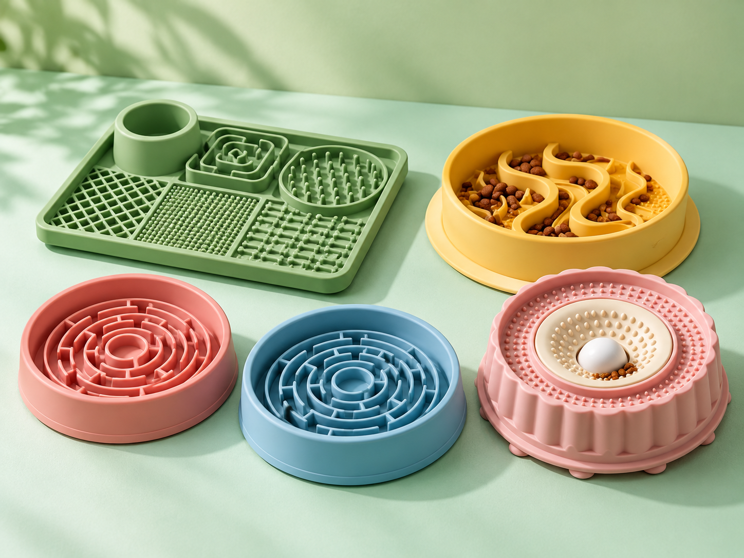 Silicone Pet Feeding Products