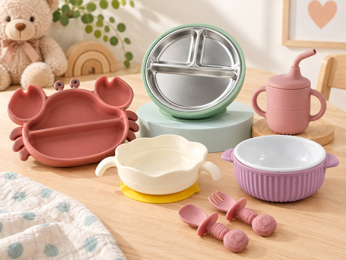 Silicone Baby & Kids Tableware Sets