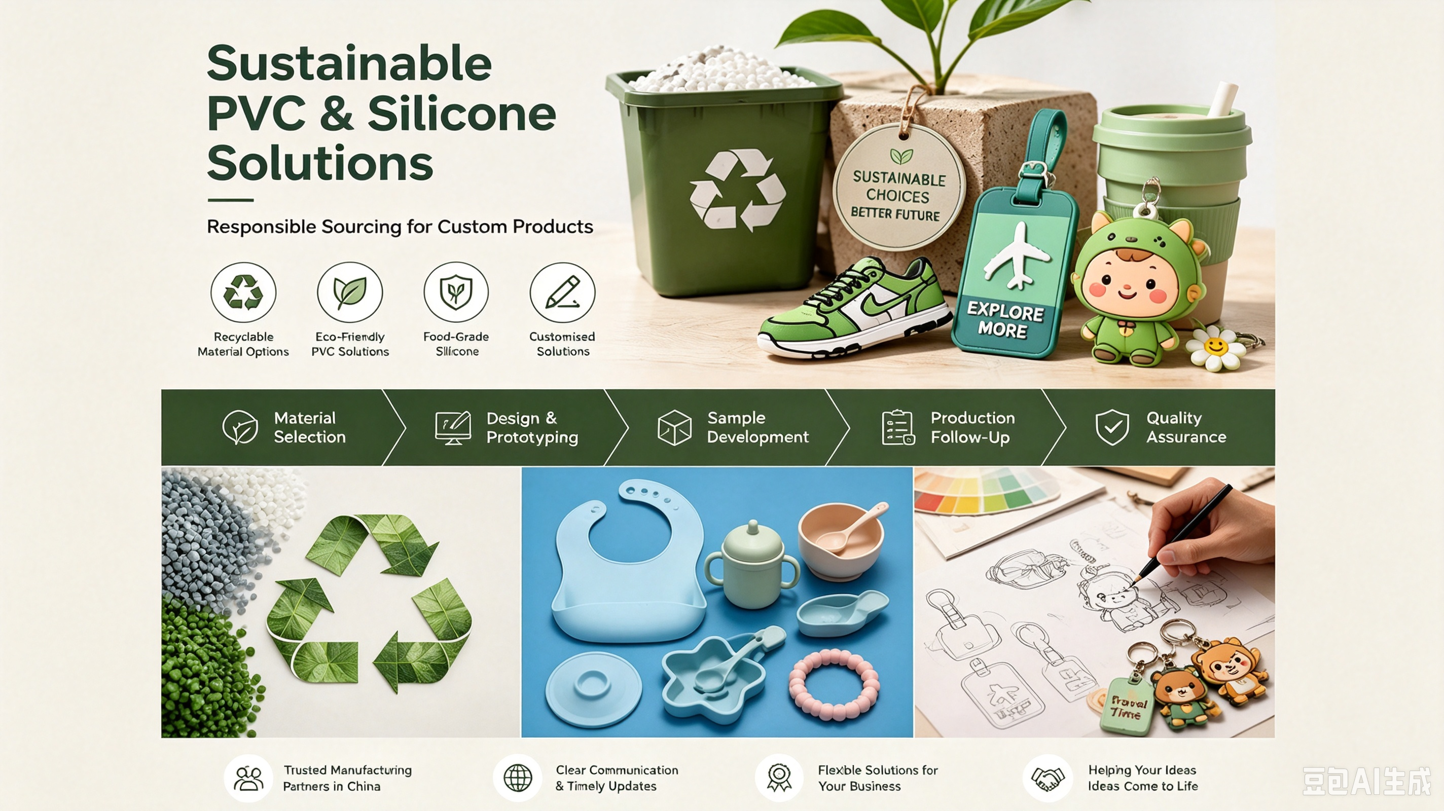 Sustainable PVC & Silicone Solutions: Material Guidance & Responsible Sourcing for Custom Products