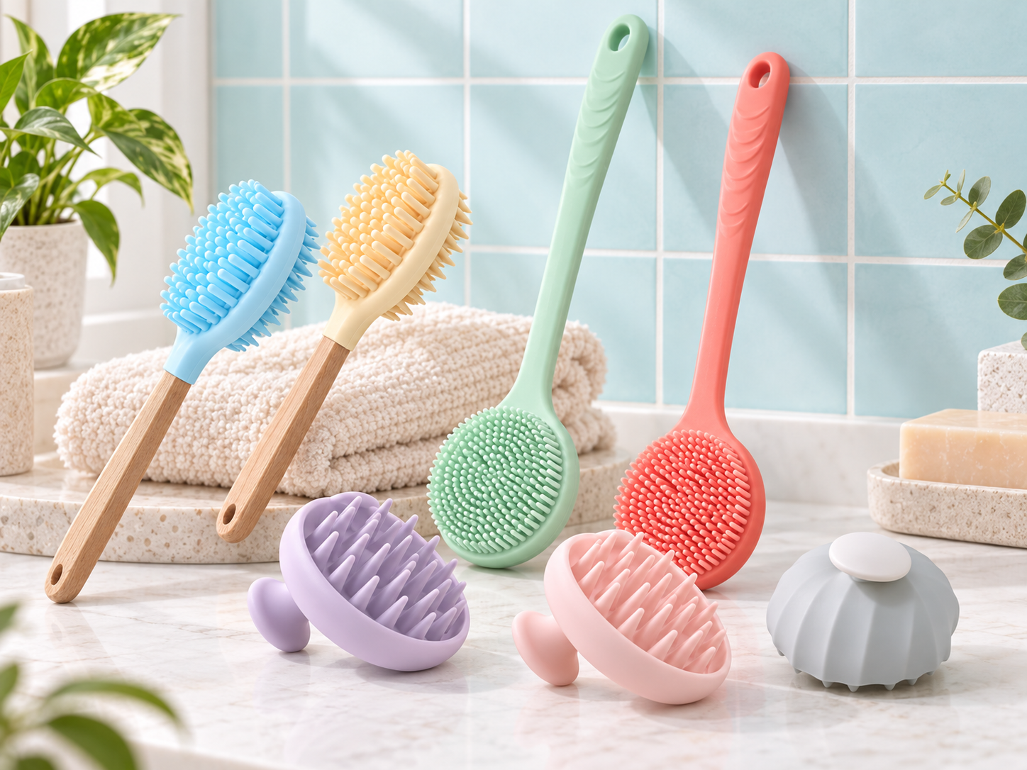 Silicone Personal Care Brushes