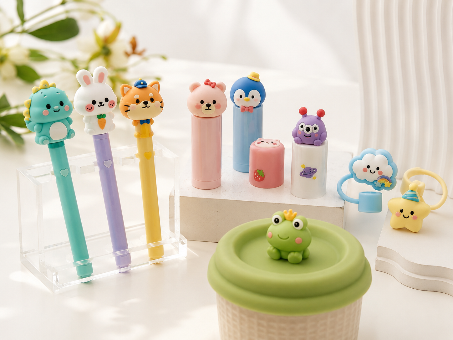 Custom PVC & Silicone Creative Accessories
