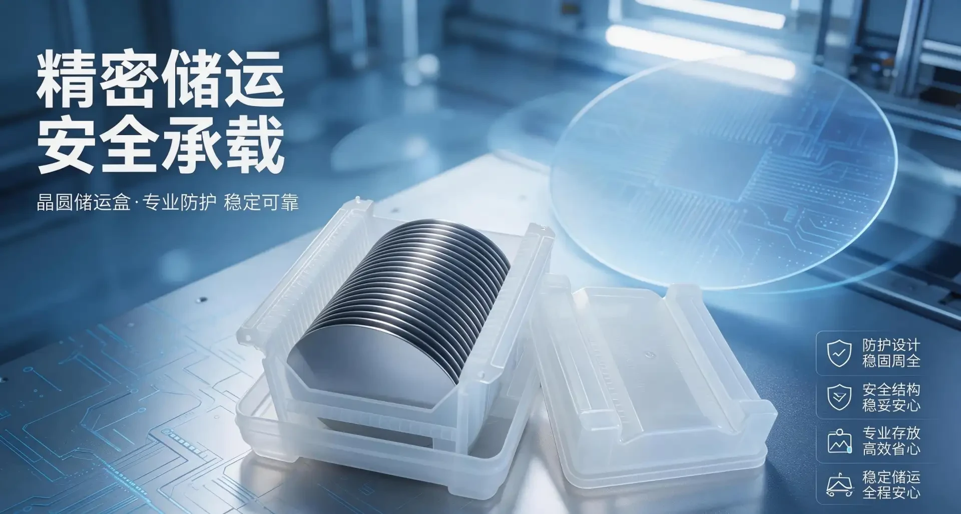 Wafer Transport and Storage Box