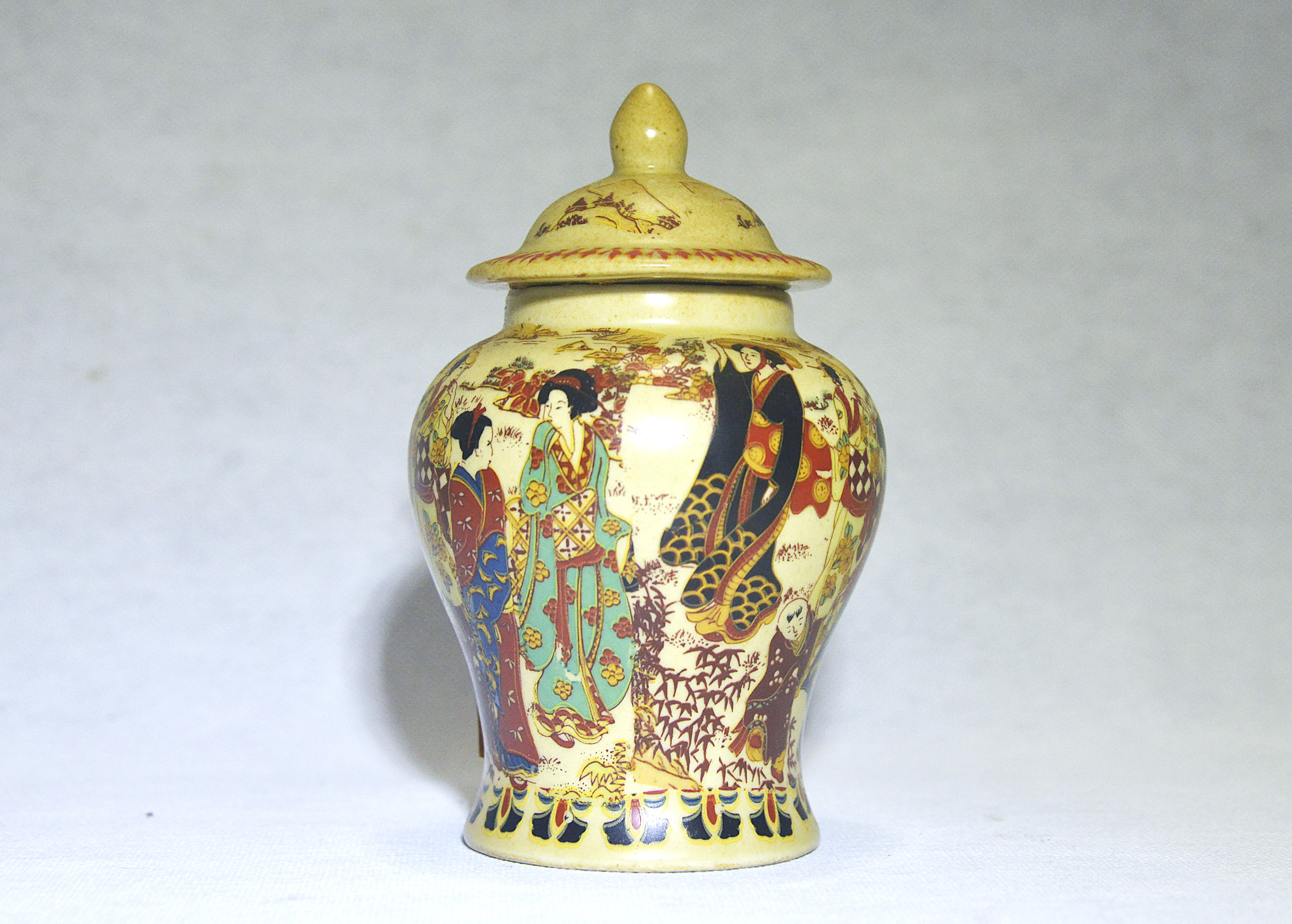 Yimiao Feng Hao Lady Pattern General Jar (with Qinan Chenxiang Tea) 17×10.5×7.5×6cm - 2