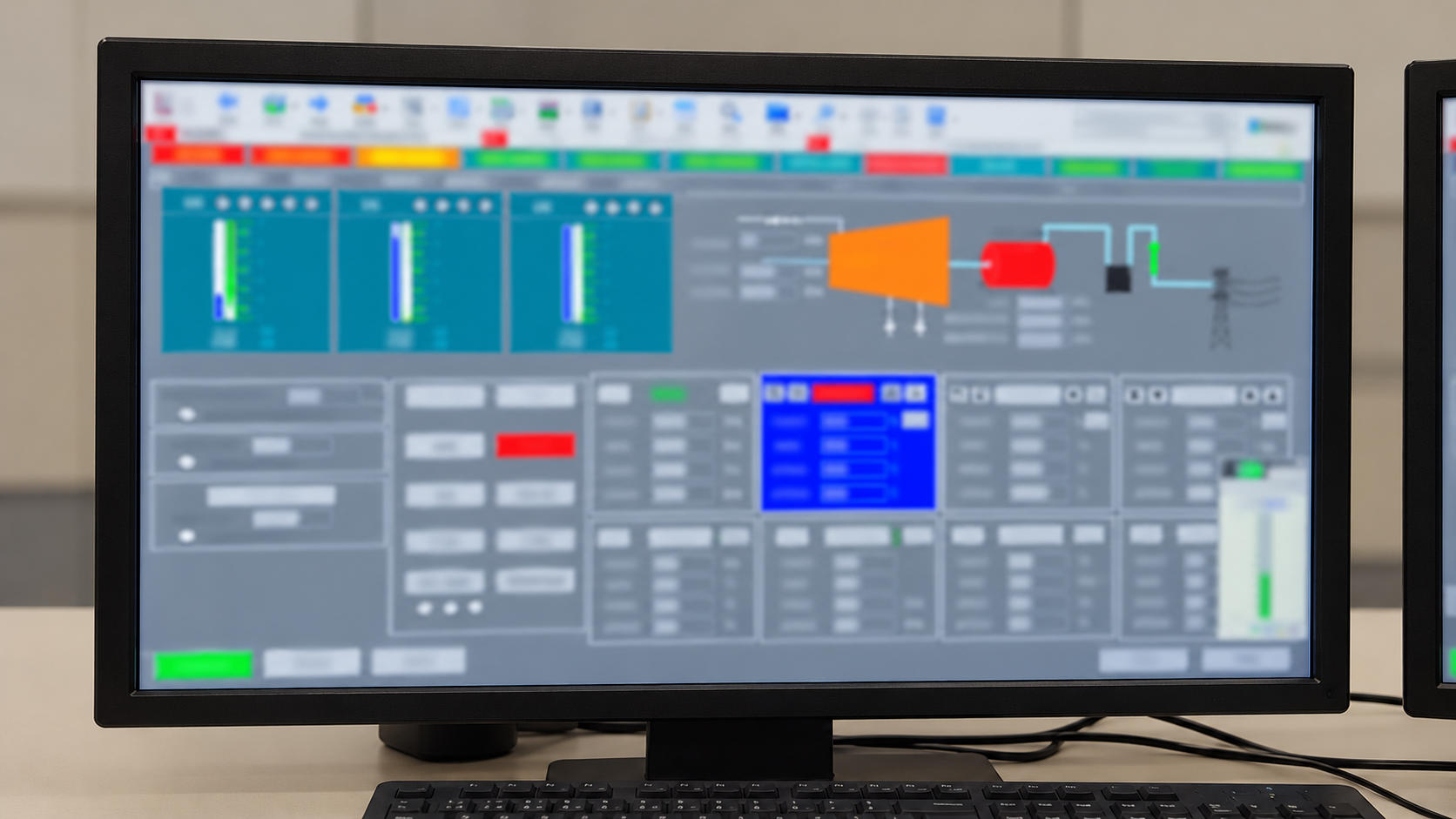 Panel kontrol sinkronisasi grid dengan nilai yang dianonimkan
