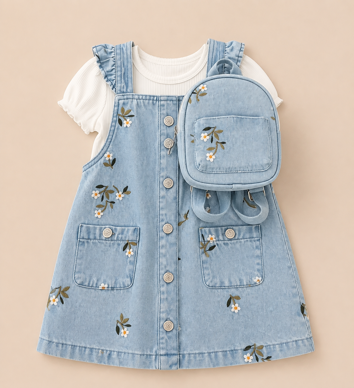 Girls Denim Dress