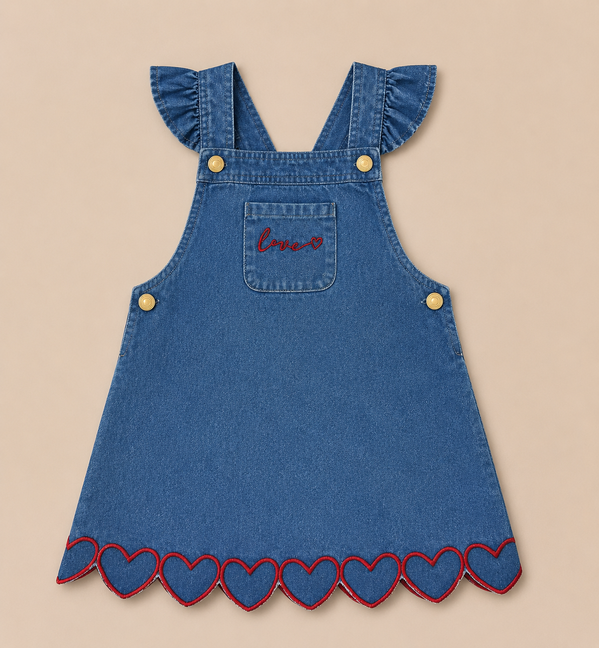 Denim Overalls