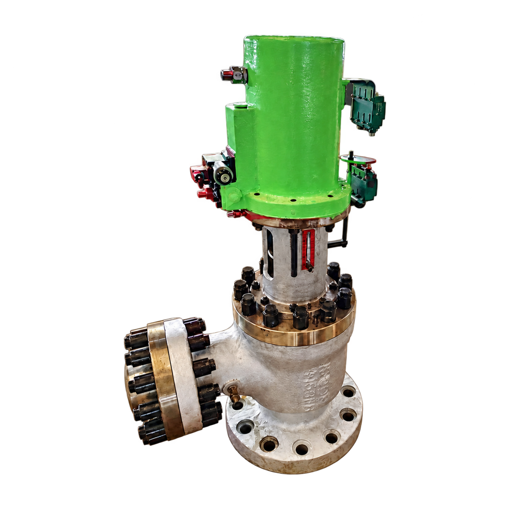 Automatic main steam valve for a steam turbine